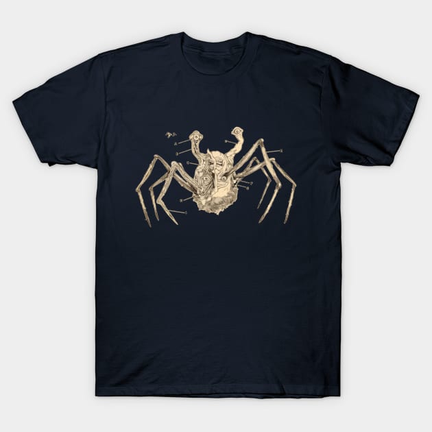 Head Crab Spider Thing T-Shirt by INLE Designs